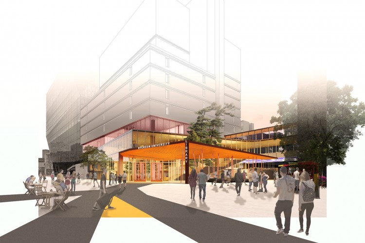 Toronto Metropolitan University Library Entrance